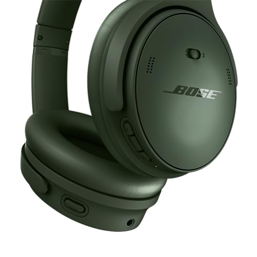 Bose QuietComfort Wireless Noise Cancelling Headphones, Bluetooth Over Ear Headphones with Up To 24 Hours of Battery Life, Cypress Green - Limited Edition Color