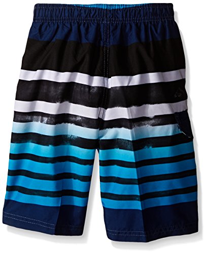 Kanu Surf Boys Quick Dry UPF 50+ Beach Swim Trunk, Reflection Navy, 3T