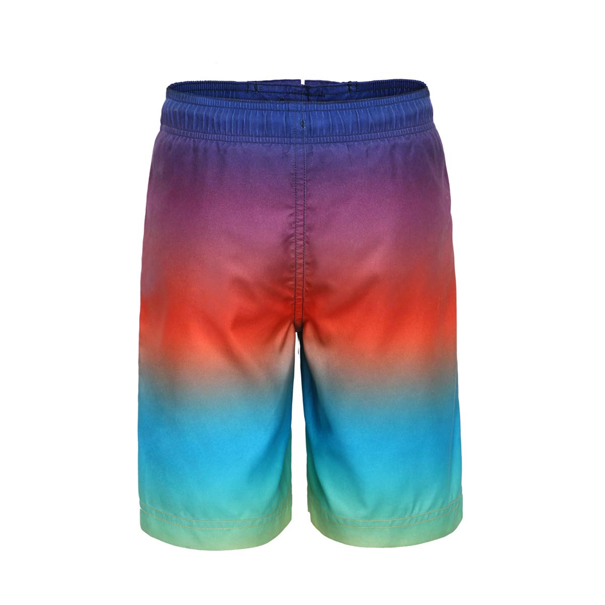 Rokka&Rolla Boys' Swim Trunks UPF 50+ Quick Dry Bathing Suit Swimwear Beach Shorts with Mesh Lining