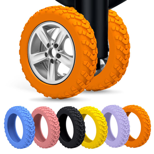 Rosaerpy Luggage Wheel Covers Suitcase Wheel Protectors 8 Pieces Wheel Protective covers for Luggage Suitcases with Wheels (Official sole seller US)