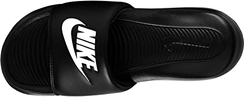 NIKE Men's Victori One Slide Trail Running Shoe, Black White Black, 9