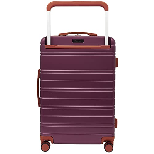 Travelers Club 2PC Navigate Luggage Set, Burgundy, 20" Carry-On