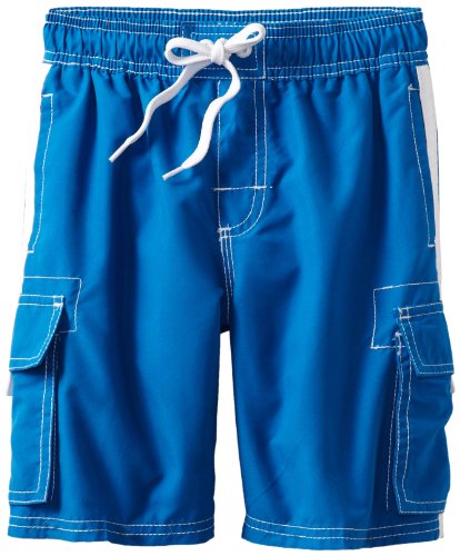 Kanu Surf Boys Quick Dry UPF 50+ Beach Swim Trunk, Barracuda Royal, 8