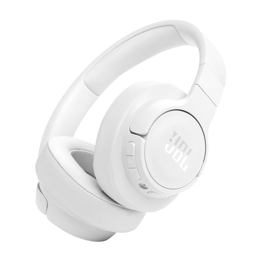 JBL Tune 770NC - Adaptive Noise Cancelling with Smart Ambient Wireless Over-Ear Headphones, Bluetooth 5.3, Up to 70H Battery Life with Speed Charge, Lightweight, Comfortable & Foldable Design (White)