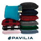 PAVILIA Travel Blanket Pillow, Soft Airplane Blanket 2-IN-1 Combo Set, Plane Blanket Compact Packable, Flight Essentials Car Pillow, Travelers Gifts Accessories Luggage Backpack Strap, 60x43 Teal Blue