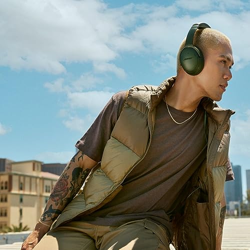 Bose QuietComfort Wireless Noise Cancelling Headphones, Bluetooth Over Ear Headphones with Up To 24 Hours of Battery Life, Cypress Green - Limited Edition Color