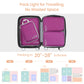 Cambond Compression Packing Cubes for Travel - 4 Pack Travel Bags Luggage Organizers Travel Essentials Compression Cubes for Carry on Suitcases, Purple