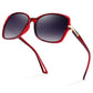 FEISEDY Vintage Square Polarized Sunglasses Trendy Cateye Ladies Oval Elegant Sun Glasses for Women Men B2760