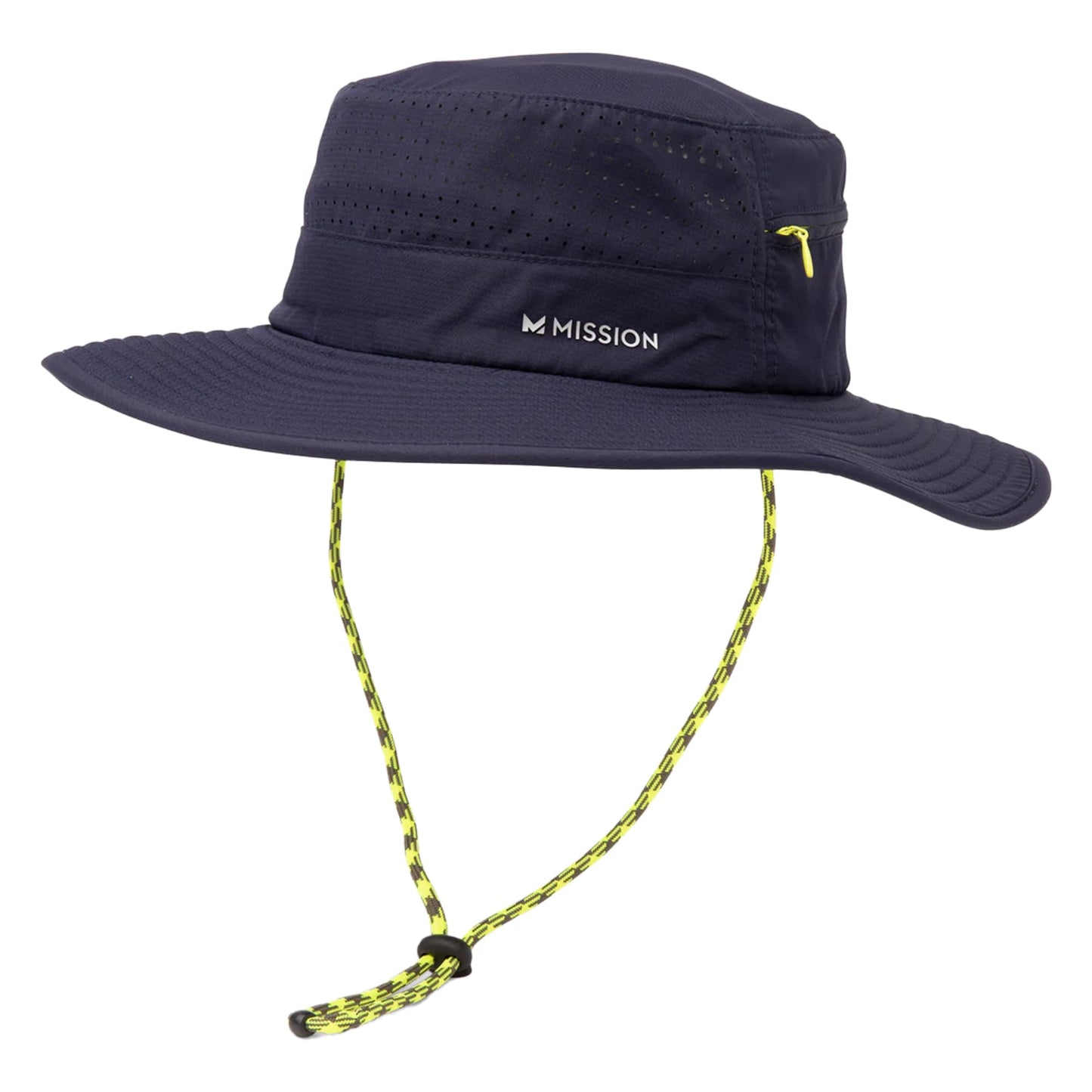 MISSION Cooling Anywhere Boonie Hat, Navy - Unisex Wide-Brim Hat for Men & Women - Lightweight & Durable - Cools Up to 2 Hours - UPF 50 Sun Protection - Machine Washable