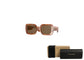 BE4327 391573 51MM Brown/Brown Square Sunglasses for Women + BUNDLE with Designer iWear Eyewear Kit