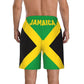 Dsiflylife Mens Swim Trunks Jamaica Flag Mens Board Shorts Quick Dry Beach Shorts with Mesh Lining Drawstring Elastic (US, Alpha, Large, Regular, Regular, Jamaica)