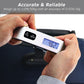 travel inspira Luggage Scale, Portable Digital Hanging Baggage Scale for Travel, Suitcase Weight Scale with Rubber Paint, 110 Pounds, Battery Included - Silver