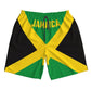 Dsiflylife Mens Swim Trunks Jamaica Flag Mens Board Shorts Quick Dry Beach Shorts with Mesh Lining Drawstring Elastic (US, Alpha, Large, Regular, Regular, Jamaica)