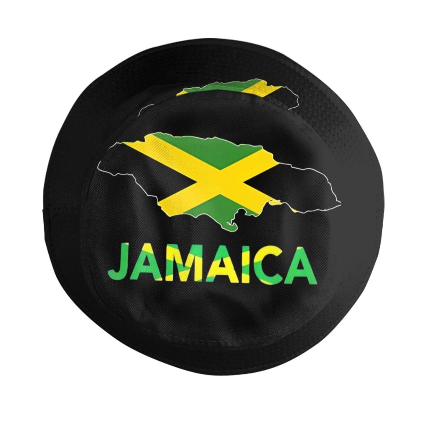 Jamaica Bucket Hat for Men Women, Unisex Jamaica Flag Hat Outdoor Beach Sun Hat Summer Fisherman Cap