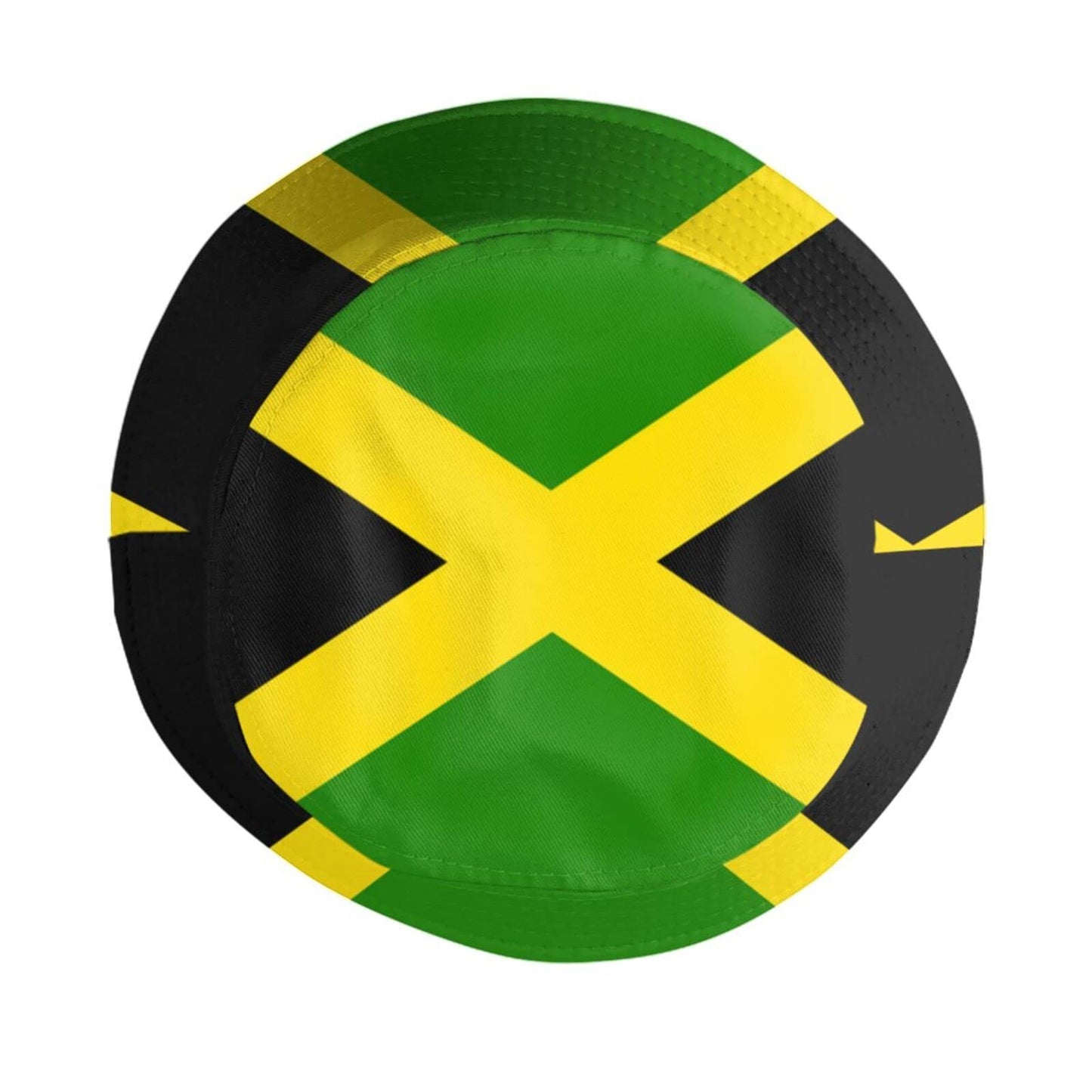 Fashion Jamaica Flag Jamaican National Flags Bucket Hat Unisex Packable Summer Fisherman Cap Travel Beach Sun Hat