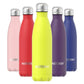 WATERSY Stainless Steel water bottles,17oz/500ml Insulated Water Bottles,Lemon Yellow metal water bottle Keeps Drink Cold and Hot,BPA Free kids water bottles for School,Gym,Travel,Sports