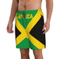 Dsiflylife Mens Swim Trunks Jamaica Flag Mens Board Shorts Quick Dry Beach Shorts with Mesh Lining Drawstring Elastic (US, Alpha, Large, Regular, Regular, Jamaica)