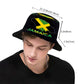 Jamaica Bucket Hat for Men Women, Unisex Jamaica Flag Hat Outdoor Beach Sun Hat Summer Fisherman Cap