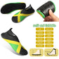 Yahenda 4 Pcs Jamaica Swimsuits for Women Set Include Water Shoes, Mask Sunglasses(Women 6.5-7.5,Jamaican Flag Color)