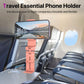 Airplane Travel Phone Holder: Hands Free Viewing with Multi-Directional Dual 360 Degree Rotation,Travel Accessories Must Haves Phone Holder for Flying,Table or Outdoor,Travel Essentials for Flying