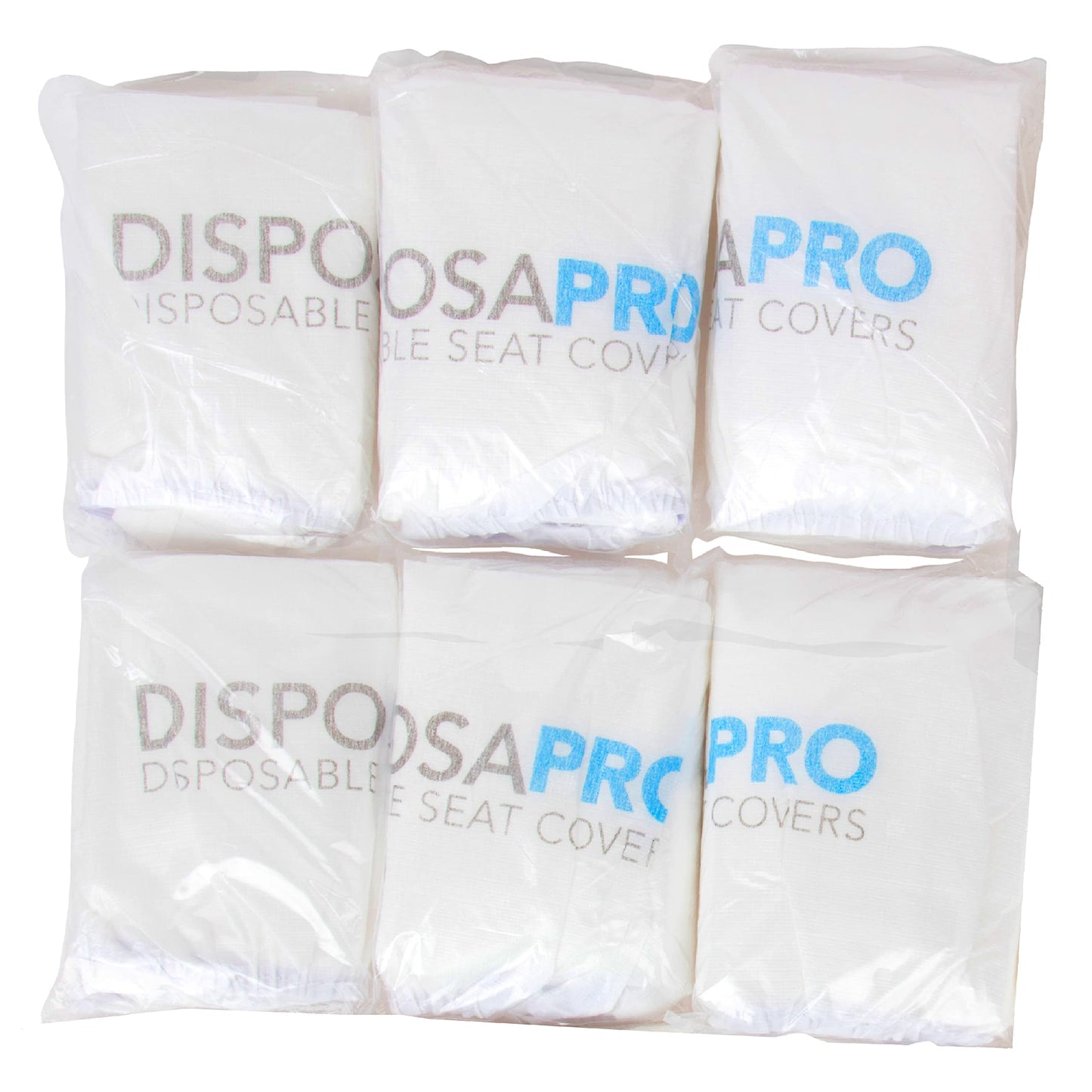 Disposable Airplane and Public Seat Covers (6 pack) - Individually Wrapped Travel Ready Protector Covers seats in Planes, Restaurants, Public Transportation, and More! - Fits Snugly Over ANY Seat