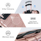 Speskiste 3 Piece Luggage Set, PC+ABS Lightweight Suitcase Sets with Spinner Wheels, Hardshell Luggage Sets with TSA Lock RoseGold (20/24/28)