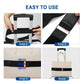 Luggage Straps for Carry on Bag-OZOZO 2-in-1 Adjustable Elastic Luggage Straps for Suitcases Add a Bag, Anti-Slip Travel Belt for Luggage Over Handle, TSA Approved Luggage Strap for Backpack