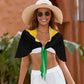Heucapc Women's Jamaican Flag Beach Sarongs Sheer Cover Ups Sarong Bikini Wrap Sheer Short Skirt Chiffon Scarf for Pool Vacation