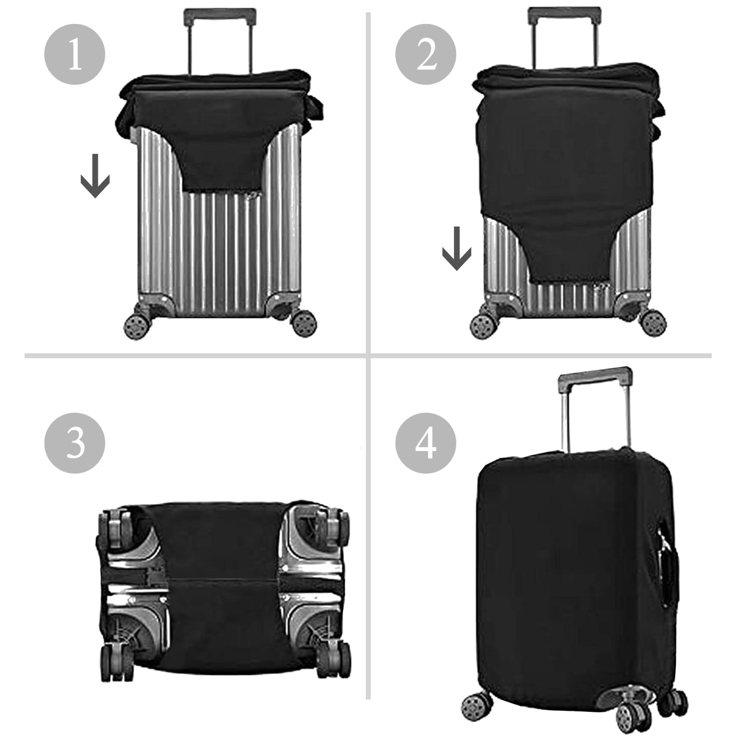 Tvndfhe Dallas City Luggage Cover, Football Team Suitcase Cover for Luggage Protector Cover for Travel Business Vacation Fits 25-28 Inch Luggage