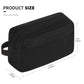 Icramsy Travel Toiletry bag Toiletry bag for women men Hanging toiletry bag Cosmetic bag Travel accessories Gift for Women Men Girls (Black)