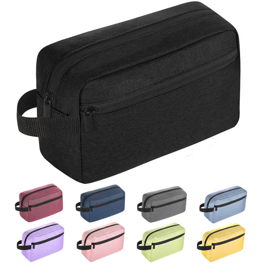 Icramsy Travel Toiletry bag Toiletry bag for women men Hanging toiletry bag Cosmetic bag Travel accessories Gift for Women Men Girls (Black)