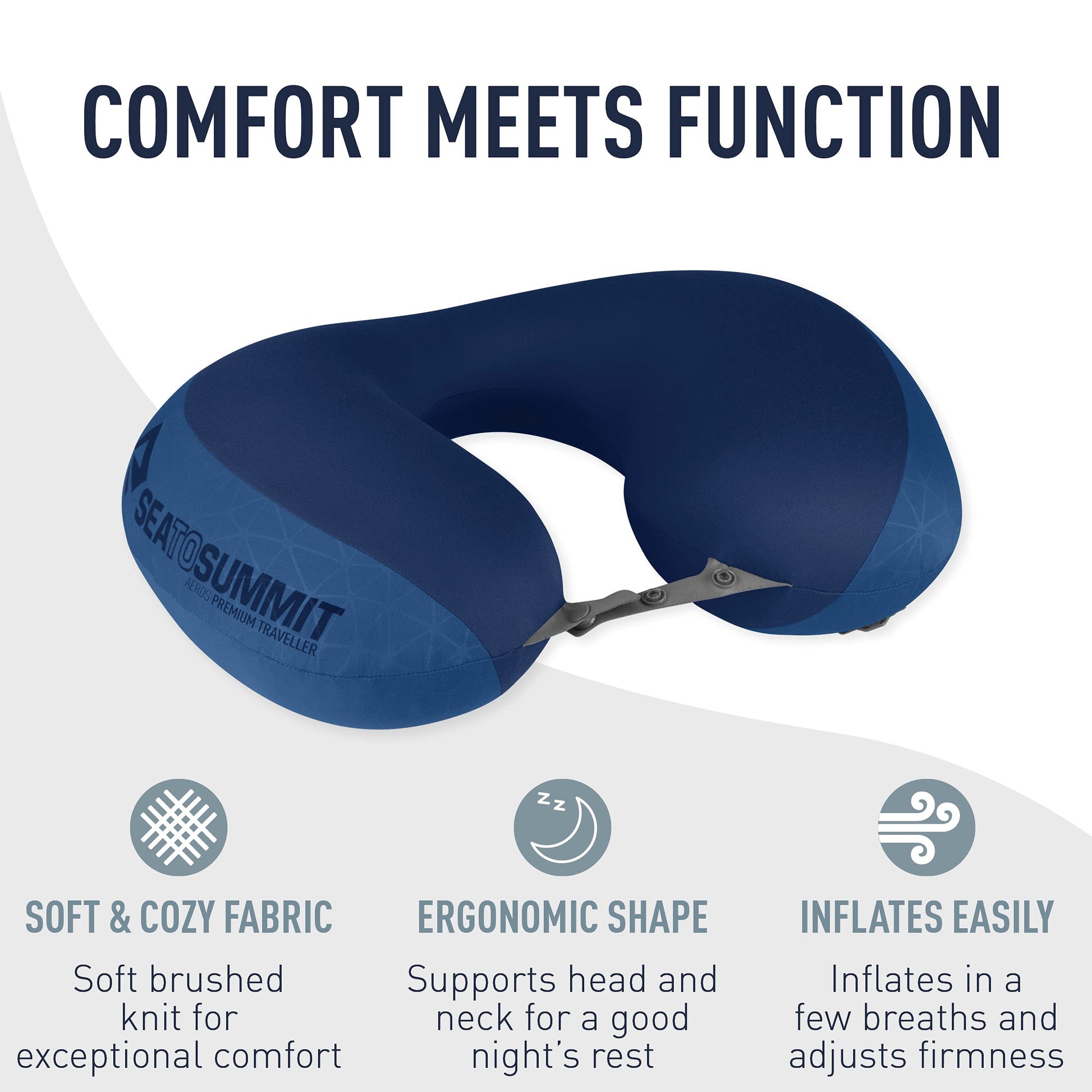 Inflatable Neck Pillow Airplane Sea To Summit Aeros Premium