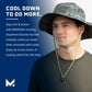 MISSION Cooling Anywhere Boonie Hat, Navy - Unisex Wide-Brim Hat for Men & Women - Lightweight & Durable - Cools Up to 2 Hours - UPF 50 Sun Protection - Machine Washable