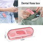 Setaria Viridis Flosser Dispenser Dental Floss Case Travel Floss Professional Toothpicks Sticks with Travel Case Superfine Floss Picks Dental Picks for Teeth Cleaning