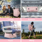 Taygeer Travel Backpack for Women, Carry On Backpack with USB Charging Port & Shoe Pouch, TSA 15.6inch Laptop Backpack Flight Approved, Nurse Bag Casual Daypack for Weekender Business Hiking, Pink