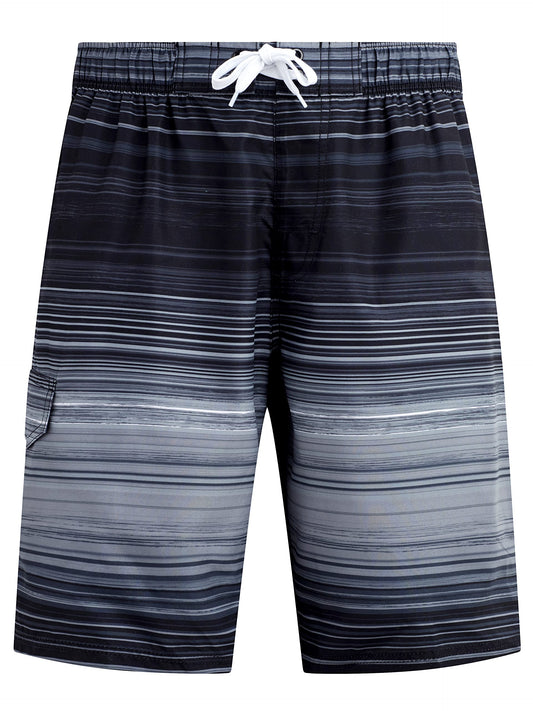 Kanu Surf Men's Standard Infinite Swim Trunks (Regular & Extended Sizes), Surfline Black, Medium