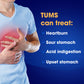 TUMS Chewy Bites Antacid Tablets for Chewable Heartburn Relief and Acid Indigestion Relief, Assorted Berries - 60 Count