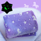 Glow in The Dark Unicorn Throw Blanket with Storage Bag, Soft Throw Blanket for Girls Boys, Camping Blanket, Gifts for Children Ages 1-10, Kids Blanket, Day Care Home Office Travel Use, Purple