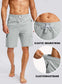 Kayrth Men's Swim Trunks Quick Dry Board Shorts with 5 Pockets Swimsuit Swimwear for Men - No Mesh Liner Light Grey