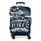 Tvndfhe Dallas City Luggage Cover, Football Team Suitcase Cover for Luggage Protector Cover for Travel Business Vacation Fits 25-28 Inch Luggage