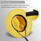 Lanzom Women Wide Brim Straw Panama Roll up Hat Fedora Beach Sun Hat UPF50+ (Yellow)